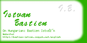 istvan bastien business card